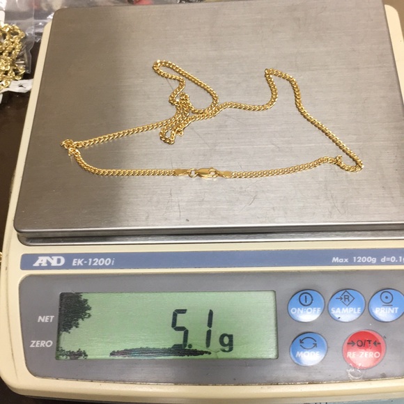 New 14k yellow gold  cuban link 3mm - Picture 5 of 8